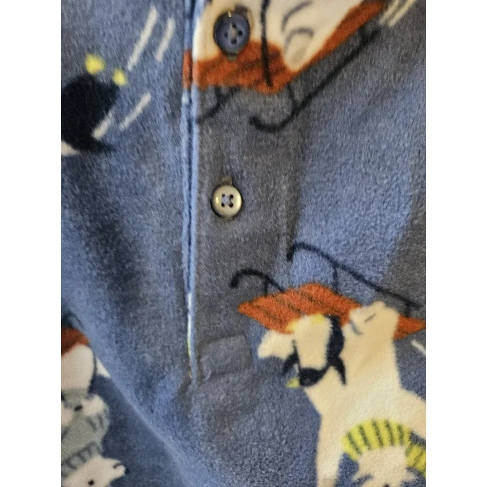 Just One You by Carter's Baby Boy‎ 2-Piece Fleece Pajama Set 12M – Blue Polar